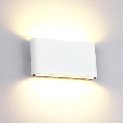 Φωτιστικό Απλίκα LED 12W 230V 960lm 4000K Λευκό Φως Ημέρας Αλουμινίου Λευκή IP65 969LEDW12/WH